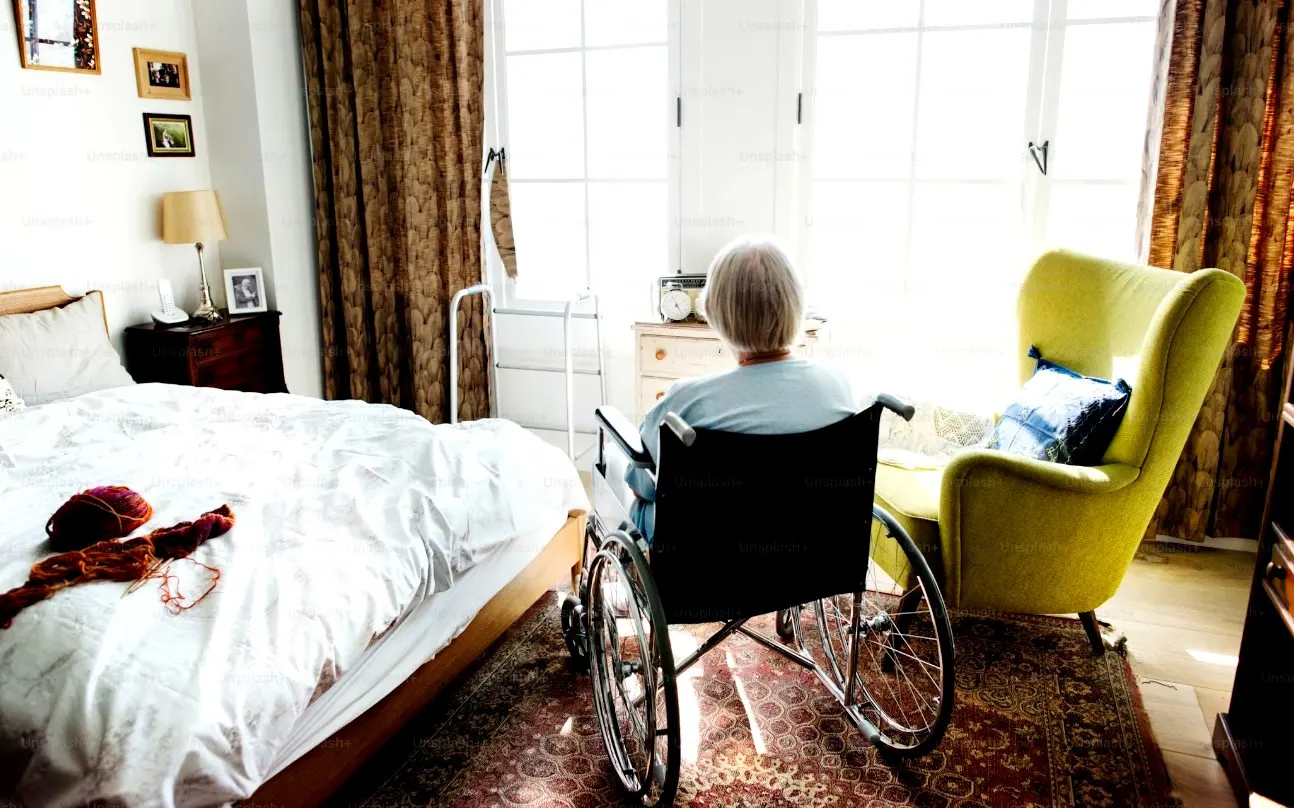 Aging at home support for an elderly parent